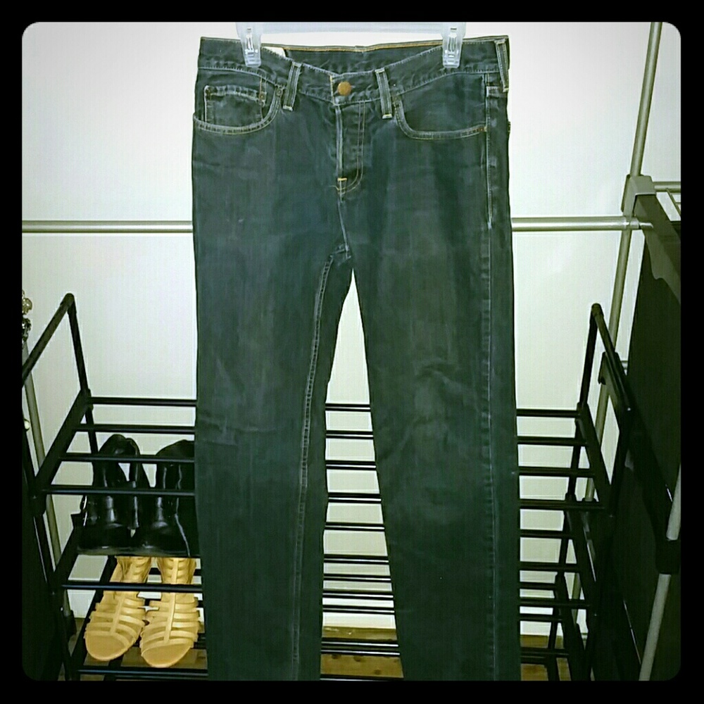 Mens Hollister button fly jeans